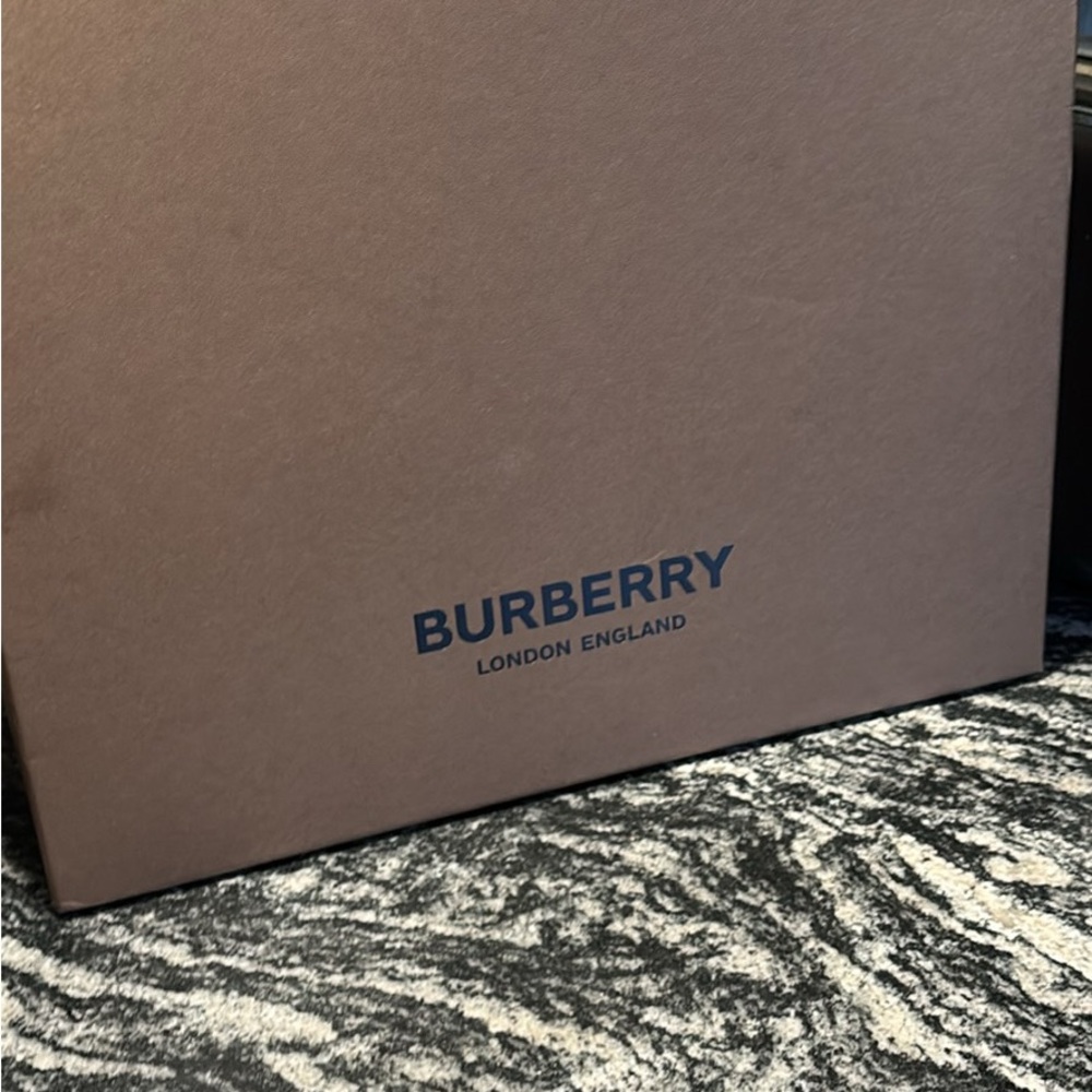 Burberry Black and blue  Plaid Ankle Boots - Picture 2 of 2